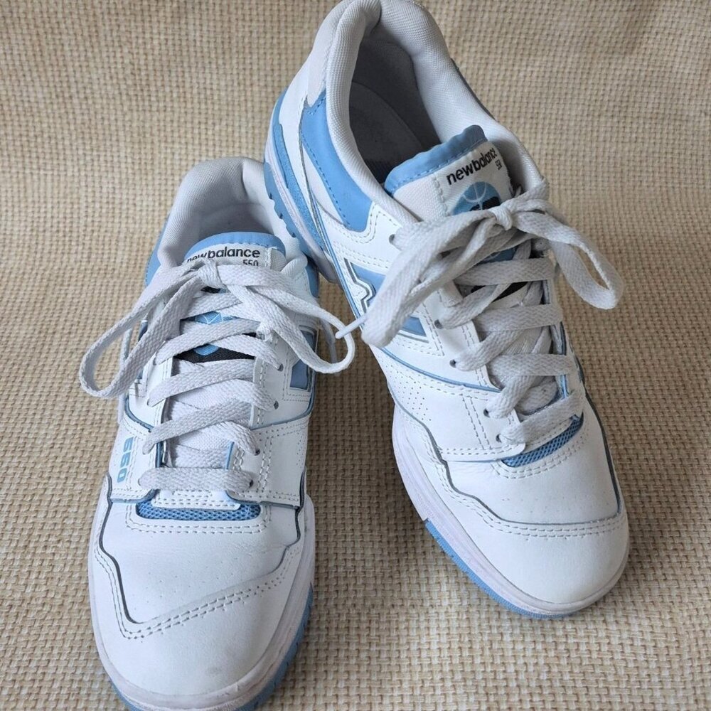 NEW New Balance 550 White University Blue Men's 6 Tennis Shoes Sneakers CLEAN